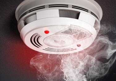 Detector de humo para sistema de detección y alarma contra incendio (NFPA 72)