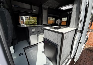 Camper for hire internal photo