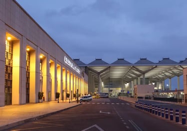 You can fly to Malaga airport and easily get to Pueble Evita, Benalmadena easily by taxi or train