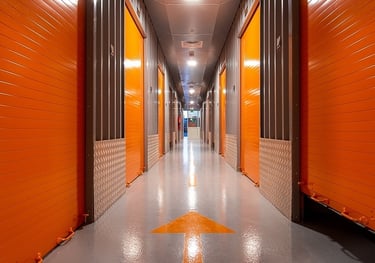 Custom steel locker system installed for Storage Keys Dubai – IN SAFE project