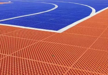 PP Modular Tiles Basketball court
