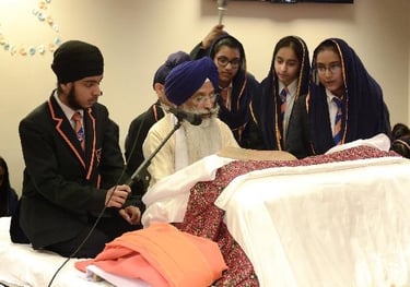 Guru Granth Sahib Charni Lag Ceremony Helpline