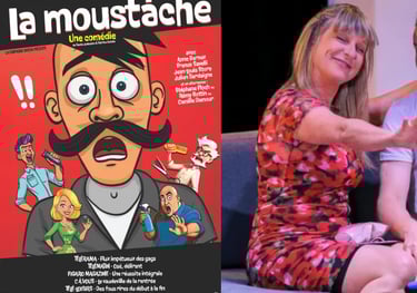 Anne Bernex dans "La moustache"