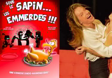 Anne Bernex dans "Sous le sapin... Les emmerdes !"