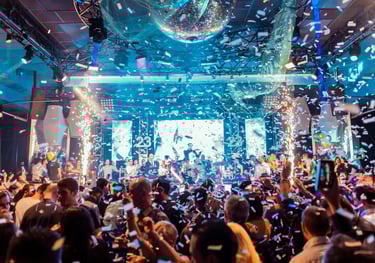 DJ PS at a Elevate your corporate event with professional Entertainment services