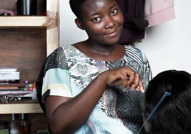 A Woman in small business