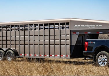 Travalong steel stock trailer