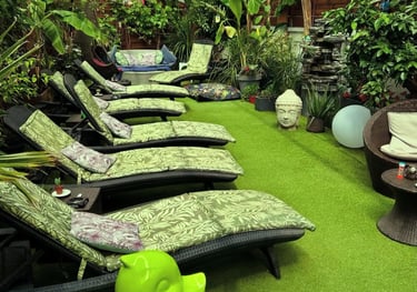 La Bulle Sauna La terrasse