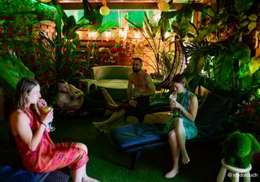 La Bulle Sauna La terrasse