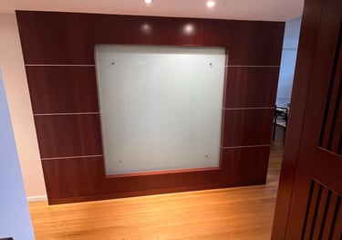 Residential carpentry and wall transformation project in Sydney