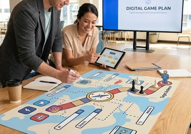 Digital marketing online game plan