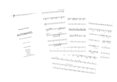partition automates romain perda ensemble plectre