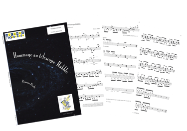 partition hommage telescope hubble romain perda vibraphone solo