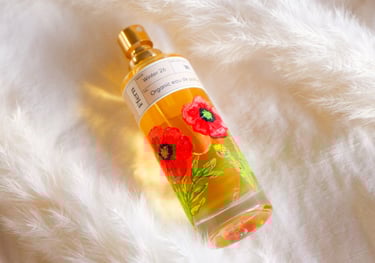 live perfume bottle painting for NYC brand activation