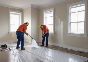 white and black abstract painting