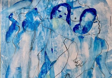Blue love by Armando Melendez