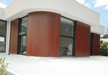 Knotwood aluminium wood grain cladding