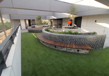 Artificial Grass deck using quickbuild substructure