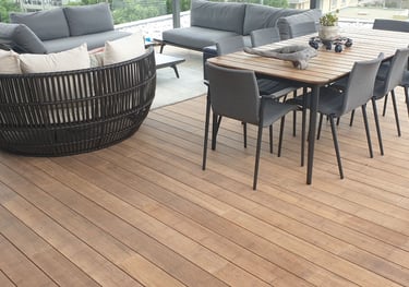 Unsealed Bamboo deck