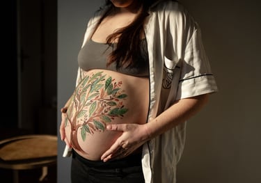 Bellypainting séance photo bourges