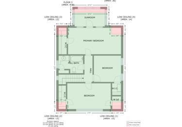 GLA (Gloss Living Area) with calculations