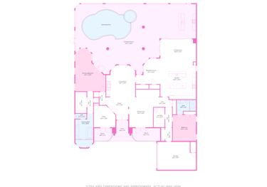PLUS floor plan with custom styling