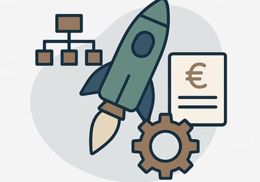 Logo création et sttructuration d'entreprise - InFine Expert comptable Marseille