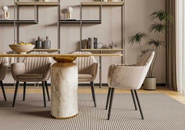 dining and coffee table