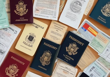 Four men in business attire are engaged in a discussion around a table. One man appears to be explaining something while pointing at some documents in front of them. The others are listening attentively, and one holds a pen and a mobile device. The setting is a plain office environment.