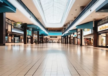 inside of a shopping mall