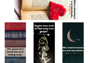 picture of free downloadable bookmarks