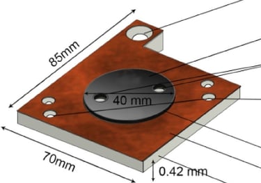 Supercapacitors fabricated on a PCB