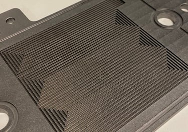 Fuel cell flow field design inspired by lizard skin - capillary channels