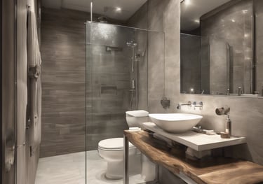 black and gray stroller on hallway