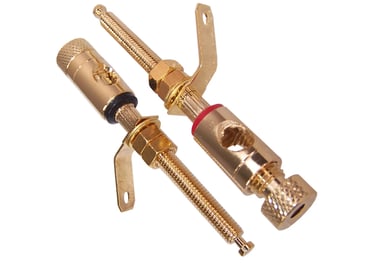 Material gold speaker terminal connector can be used in Fölkel Audio hi-fi speakers