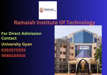 Direct Amission in Ramaiah Institute of Technology