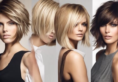 woman short haircut