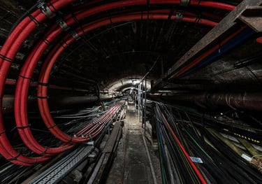 London Underground 11kV cables installed through cable tunnel