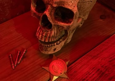 Totenkopf Sheriffstern Patronen