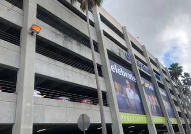 HOSPITAL PARKING GARAGE PRESSURE CLEANING