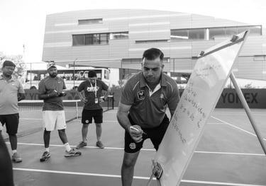 Cesar Performance Coach at GPTCA seminar where he is training coaches