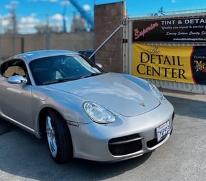 Gray porsche