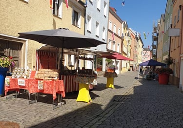 Genuss- und Raritätenmarkt  5. Juli 2025 Donaugasse Vilshofen