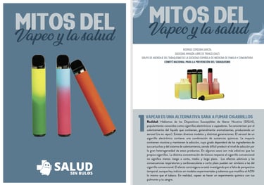 Mitos del vapeo y salud