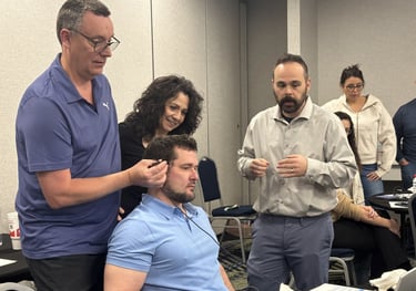 Dr. Rubin teaching TCD to students.