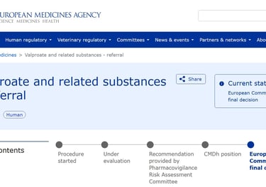 Screen shot of linked web page