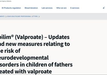 Screen shot of linked web page