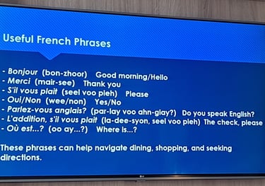 Useful French Phrases