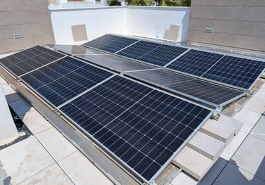 Solar panel installation in El Raso Guardamar