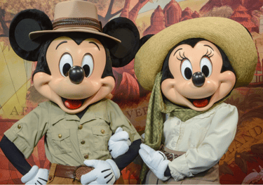 Conoce a tus amigos favoritos de Disney en Adventurers Outpost